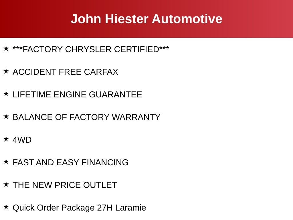 2021 RAM 1500 Laramie