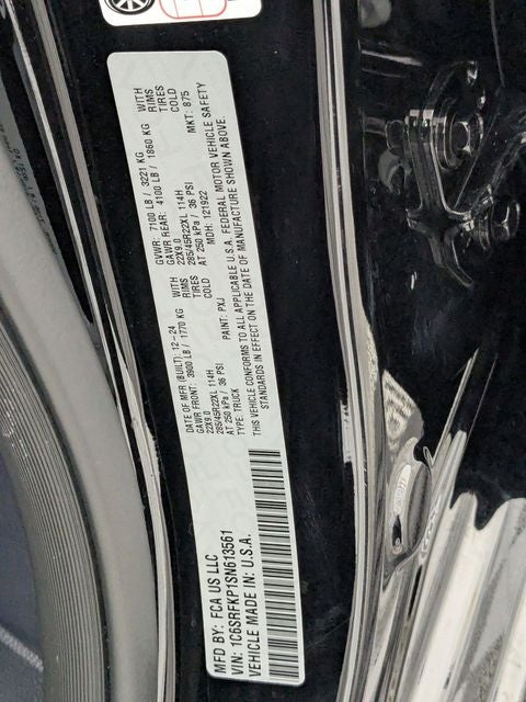 2025 RAM 1500 Tungsten