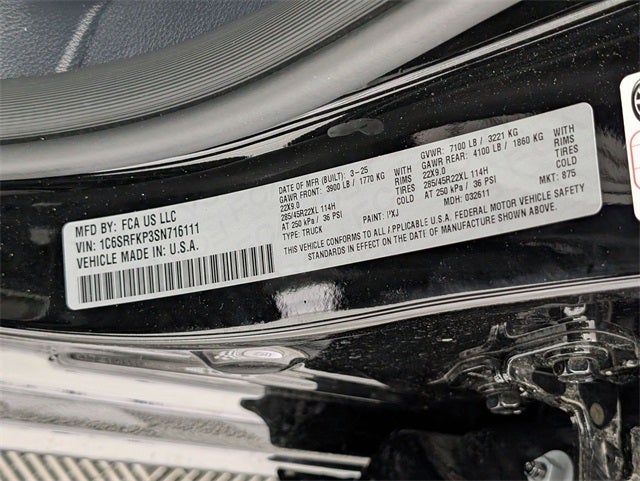 2025 RAM 1500 Tungsten