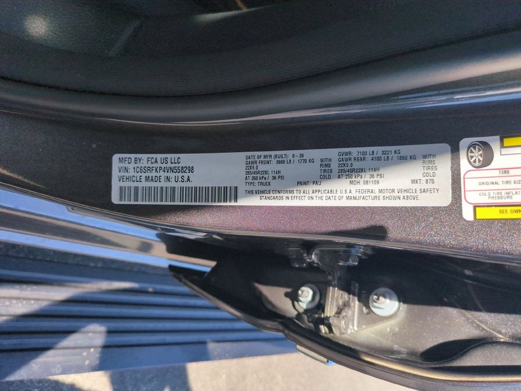 2027 RAM 1500 Tungsten