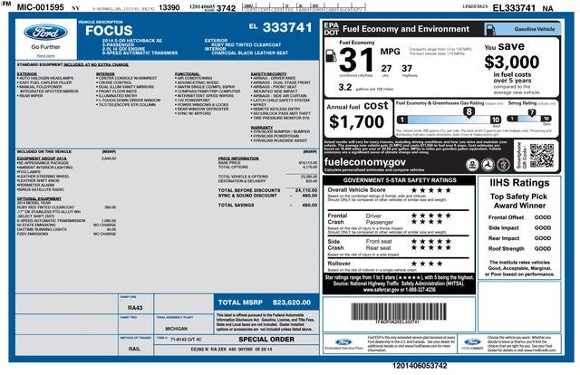 2014 Ford Focus SE