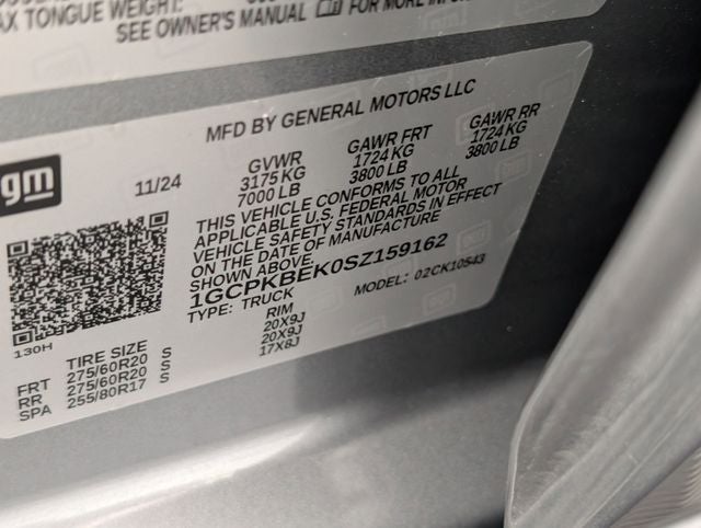 2025 Chevrolet Silverado 1500 Custom