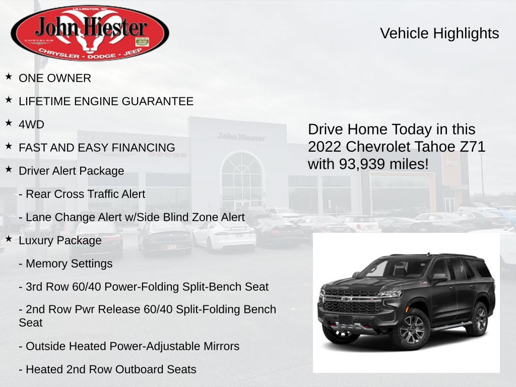 2022 Chevrolet Tahoe Z71
