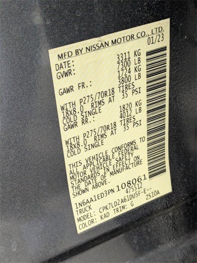 2023 Nissan Titan PRO-4X