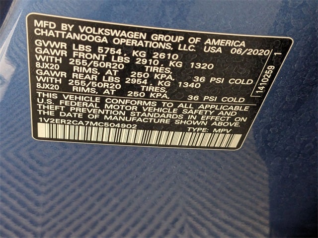 2021 Volkswagen Atlas SEL