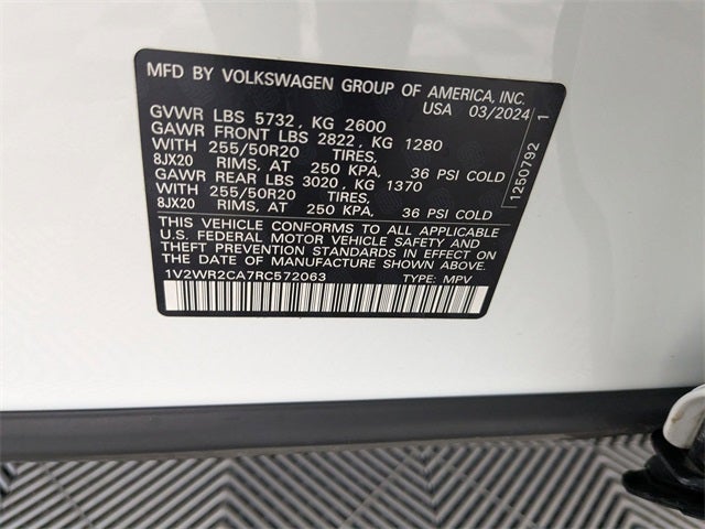 2024 Volkswagen Atlas 2.0T SE w/Technology