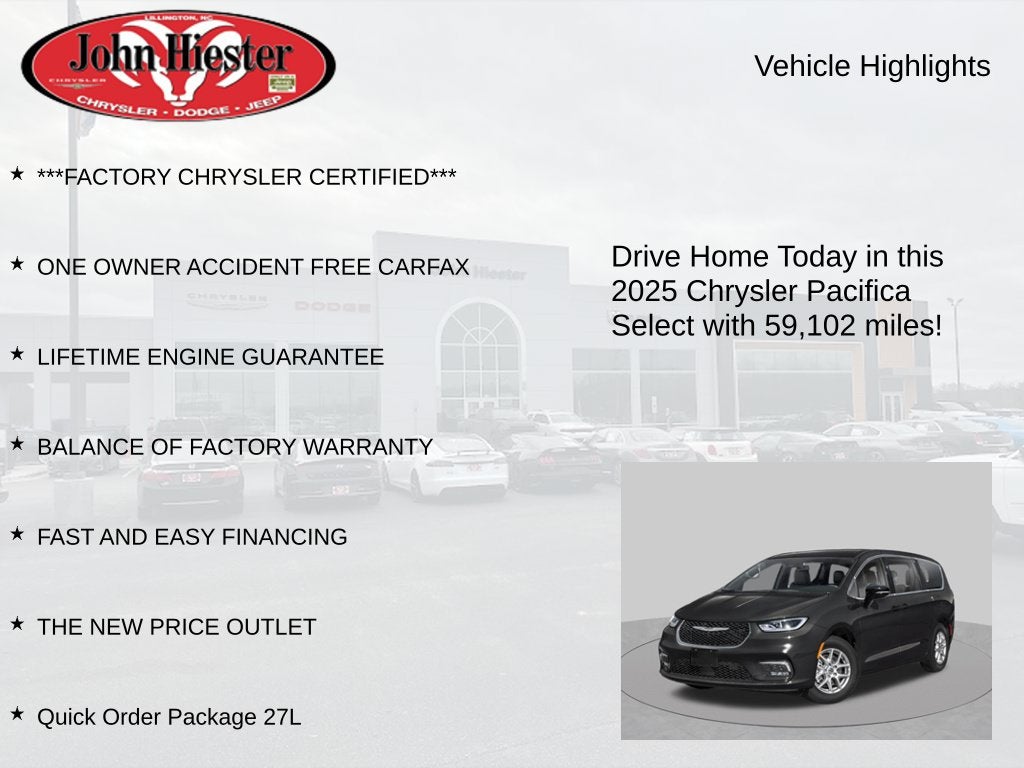 2025 Chrysler Pacifica Select