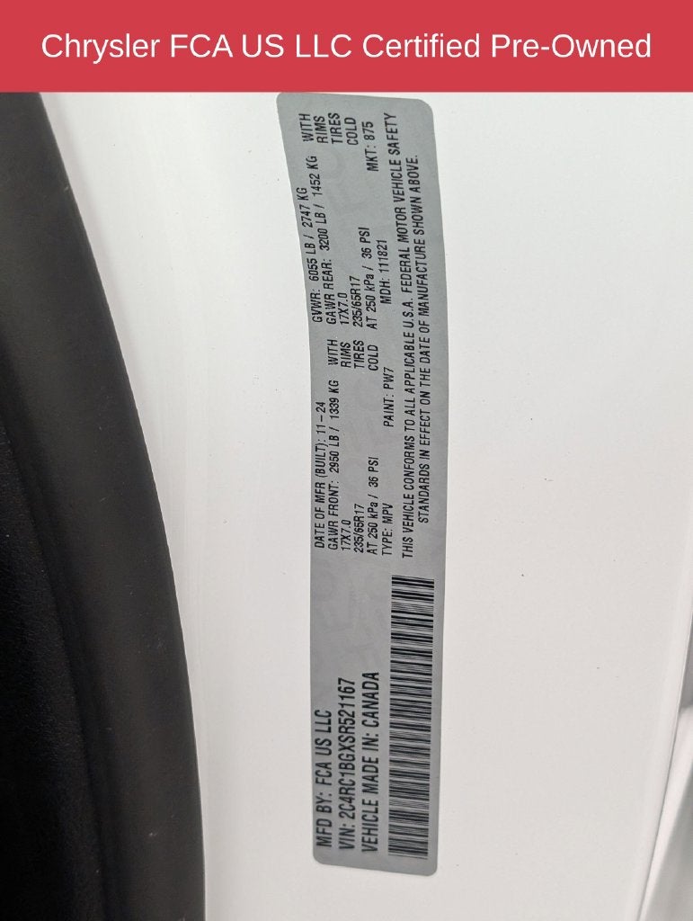 2025 Chrysler Pacifica Select
