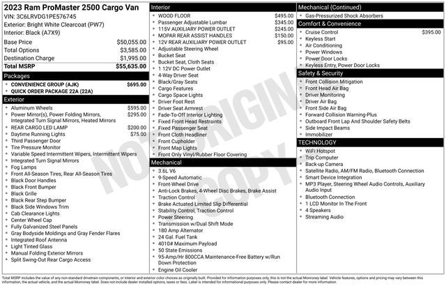 2023 RAM ProMaster 2500 High Roof