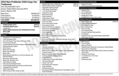 2024 RAM ProMaster 2500 High Roof