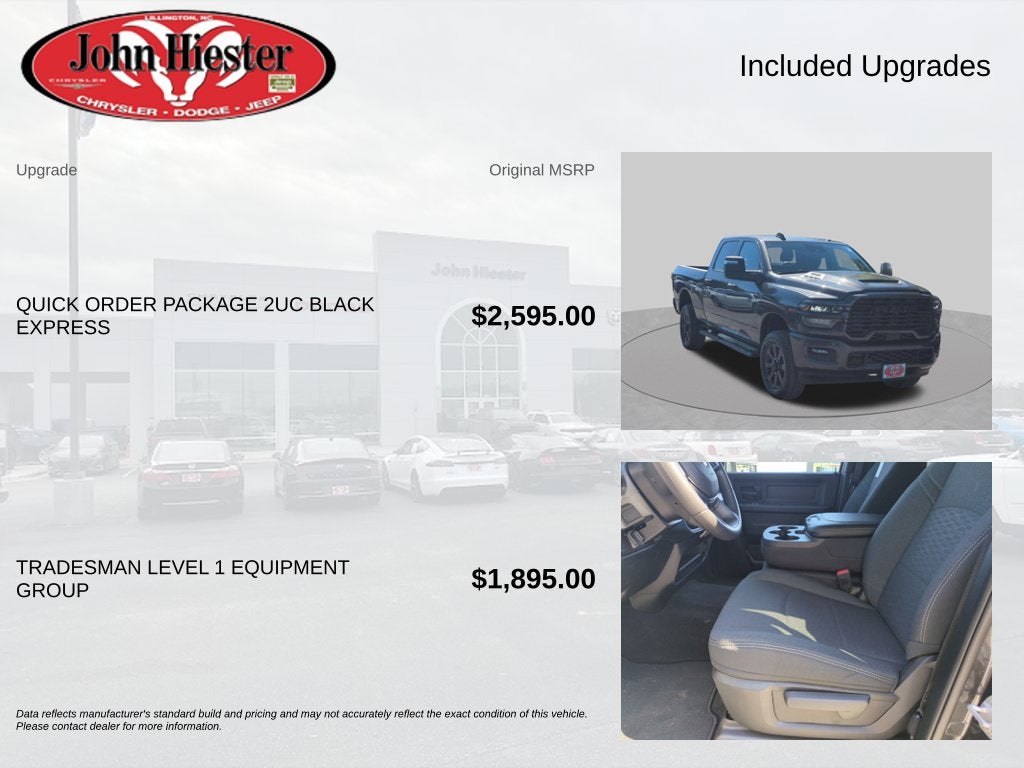 2027 RAM 2500 Black Express