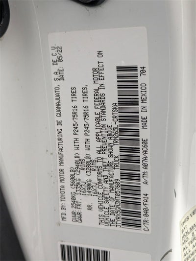 2022 Toyota Tacoma SR