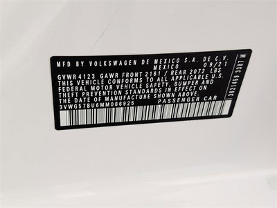 2021 Volkswagen Jetta SEL Premium