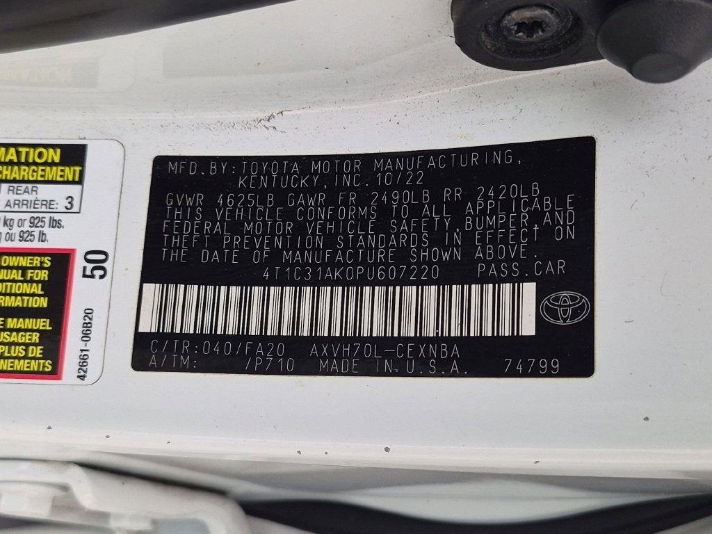 2023 Toyota Camry Hybrid LE
