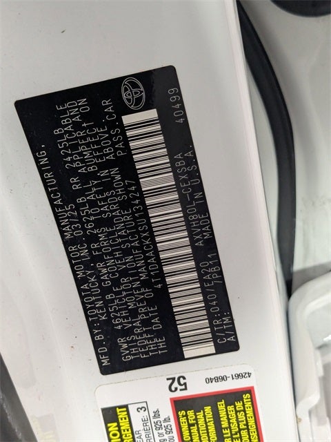 2025 Toyota Camry SE