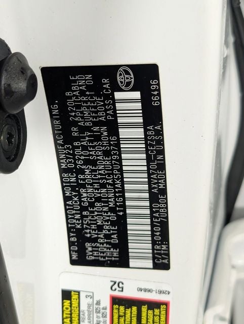 2023 Toyota Camry SE