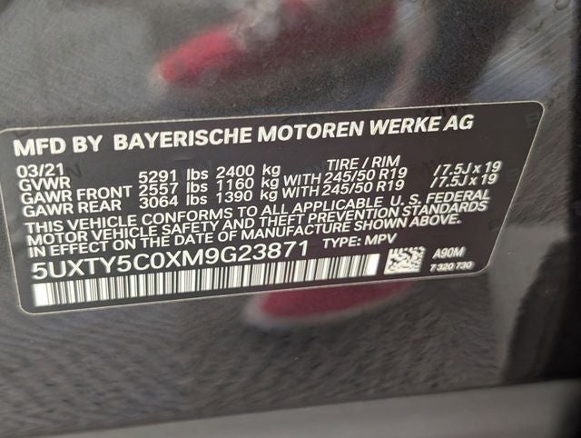 2021 BMW X3 xDrive30i