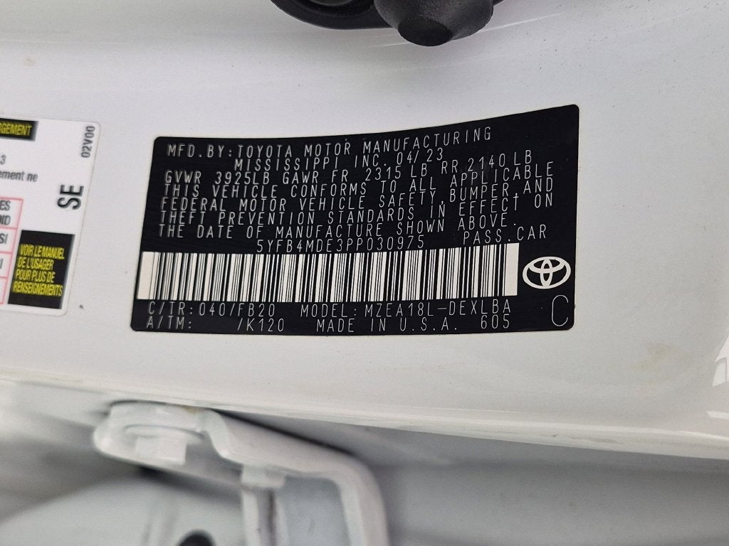 2023 Toyota Corolla LE