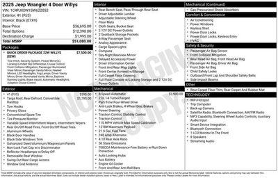 2025 Jeep Wrangler Willys