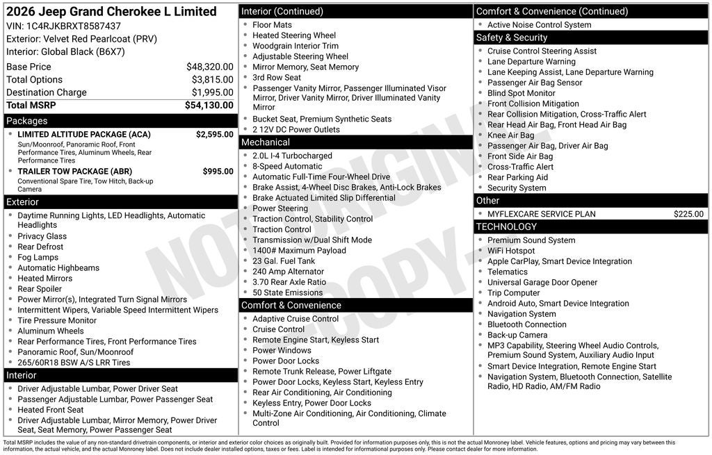 2026 Jeep Grand Cherokee L Limited
