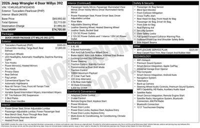 2026 Jeep Wrangler Moab 392