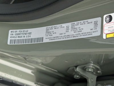 2026 RAM 1500 Big Horn/Lone Star