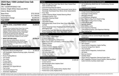 2025 RAM 1500 Limited