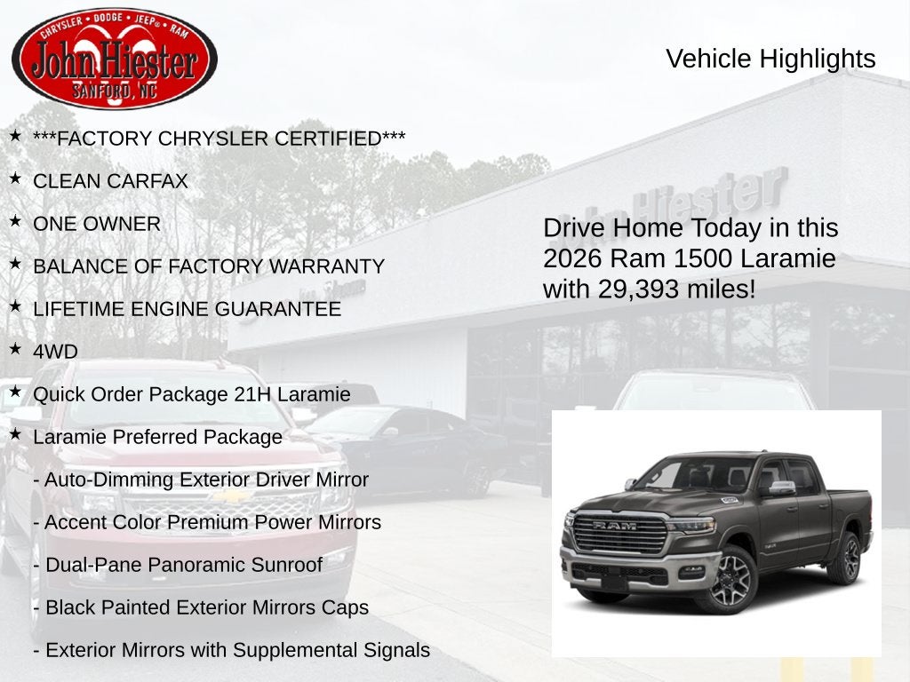 2026 RAM 1500 Laramie