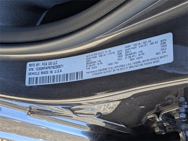 2026 RAM 1500 Tungsten