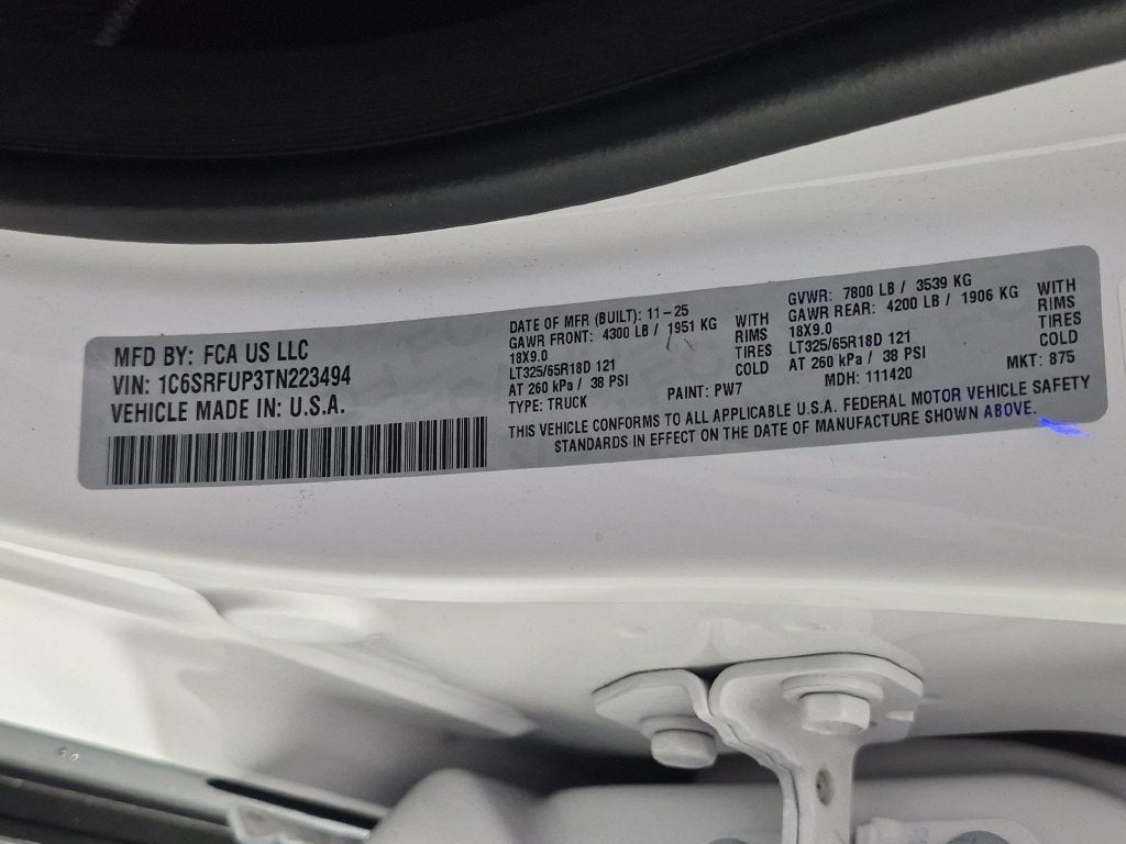 2026 RAM 1500 RHO