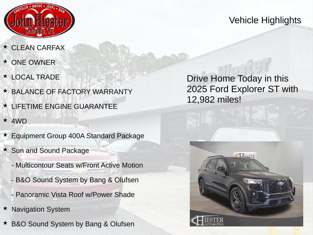 2025 Ford Explorer ST