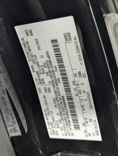 2020 Ford F-150 Lariat