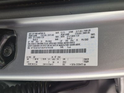 2016 Ford F-150 Lariat