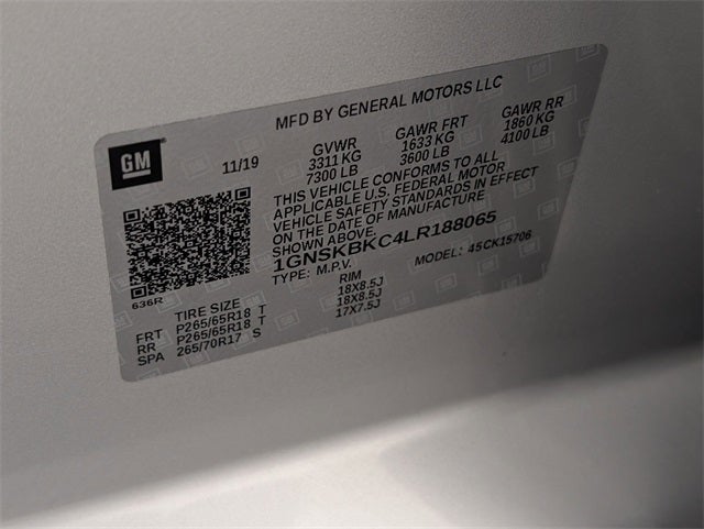 2020 Chevrolet Tahoe LT