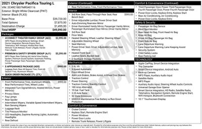 2021 Chrysler Pacifica Touring L