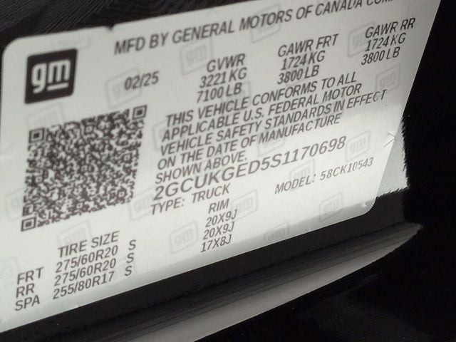 2025 Chevrolet Silverado 1500 LTZ