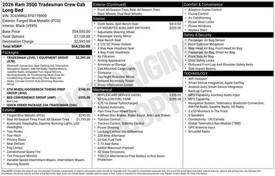 2026 RAM 3500 Tradesman