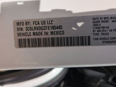 2026 RAM ProMaster 2500 High Roof