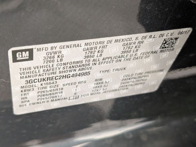 2017 Chevrolet Silverado 1500 LT LT2