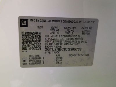 2018 GMC Sierra 1500 SLT