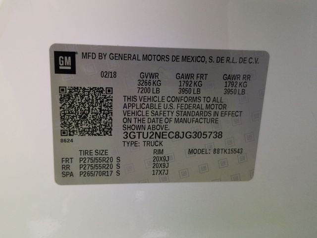 2018 GMC Sierra 1500 SLT