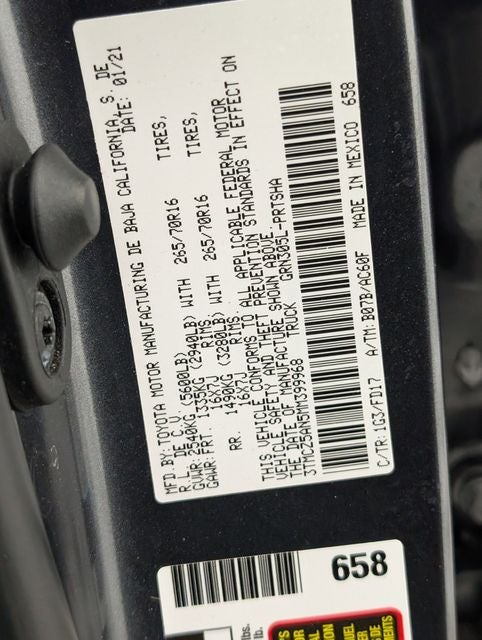 2021 Toyota Tacoma TRD Off-Road V6