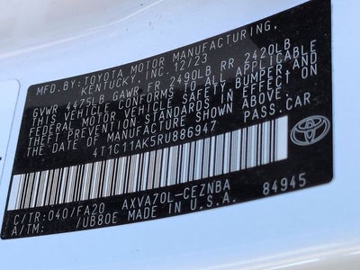 2024 Toyota Camry LE