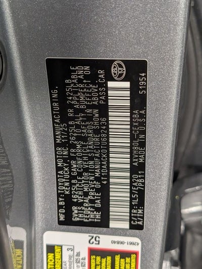 2026 Toyota Camry SE