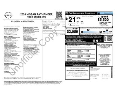 2024 Nissan Pathfinder Rock Creek