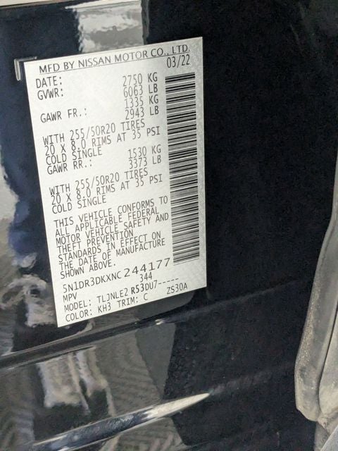 2022 Nissan Pathfinder Platinum