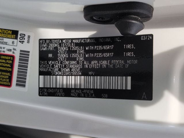 2024 Toyota Sienna LE 8 Passenger