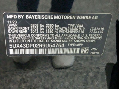 2024 BMW X3 sDrive30i