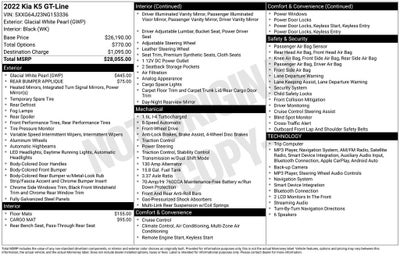 2022 Kia K5 GT-Line
