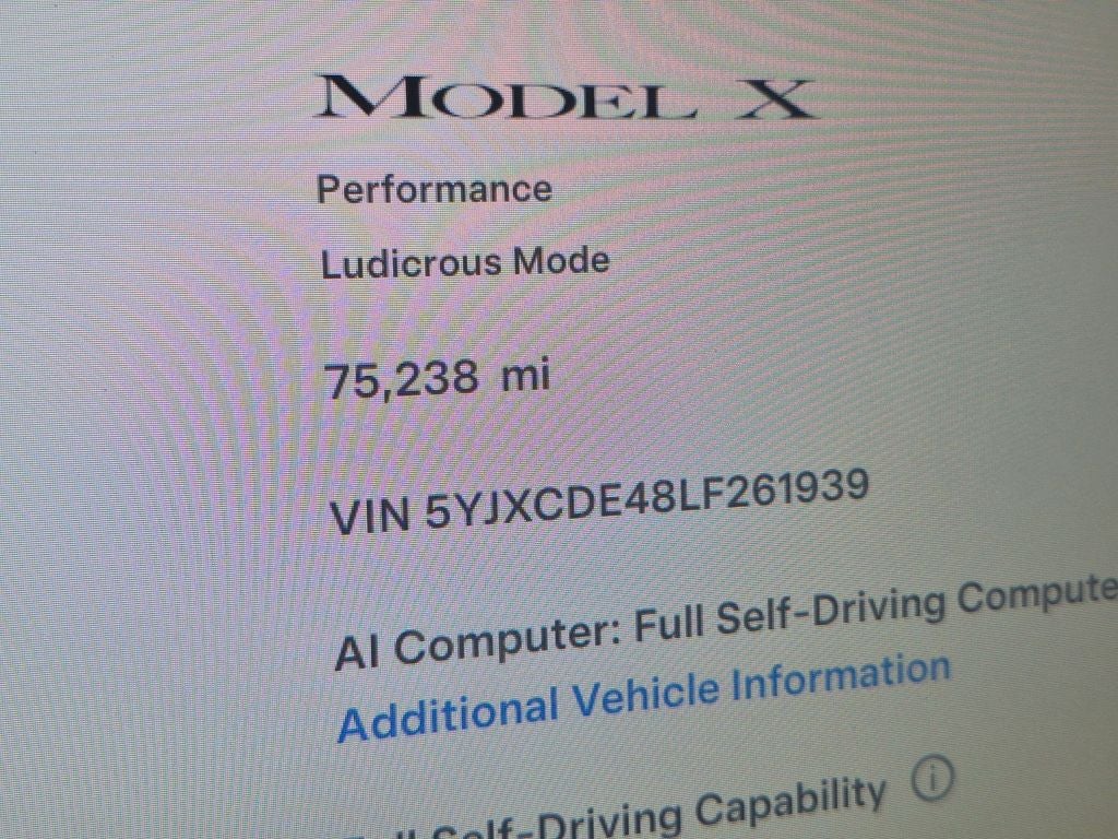 2020 Tesla Model X Performance
